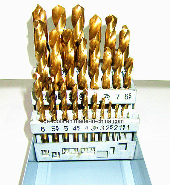 Metric and Inch Straight Shank Twist Drill Set